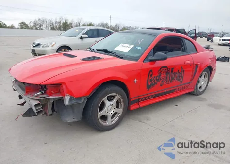 2001 Ford Mustang из США, поврежденный, VIN 1FAFP40491F227501